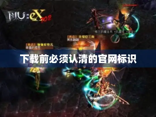 下载前必须认清的官网标识