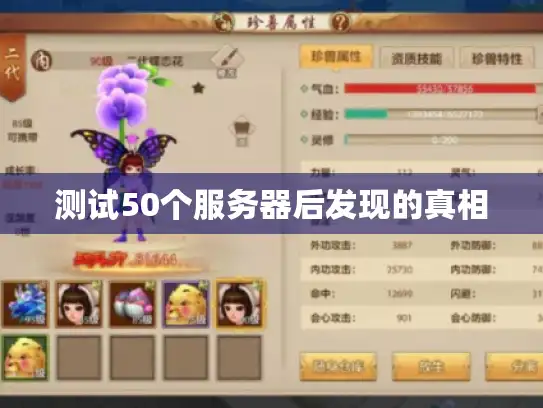 测试50个服务器后发现的真相