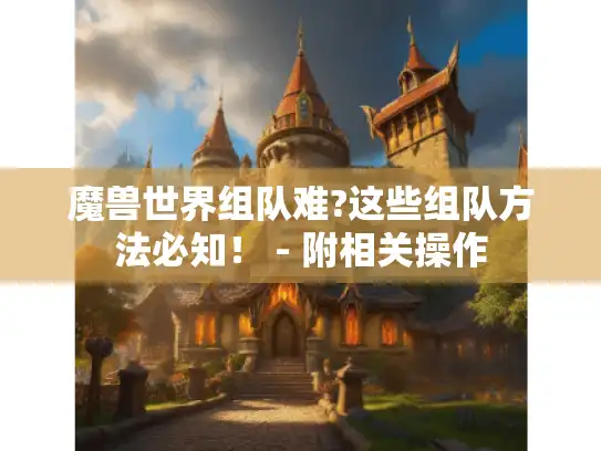 魔兽世界组队难?这些组队方法必知！ - 附相关操作