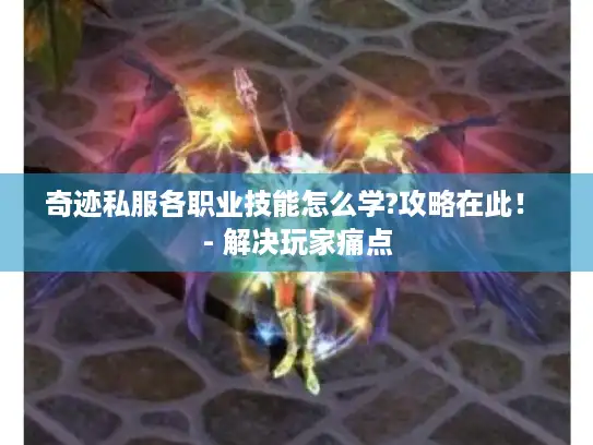 奇迹私服各职业技能怎么学?攻略在此！ - 解决玩家痛点
