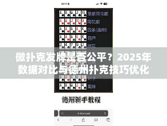 微扑克发牌是否公平?2025年数据对比与德州扑克技巧优化 微扑克发牌是否公平?2025年数据对比与德州扑克技巧优化