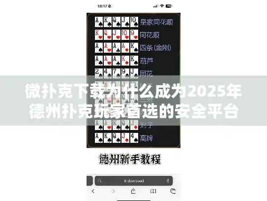 微扑克下载为什么成为2025年德州扑克玩家首选的安全平台？