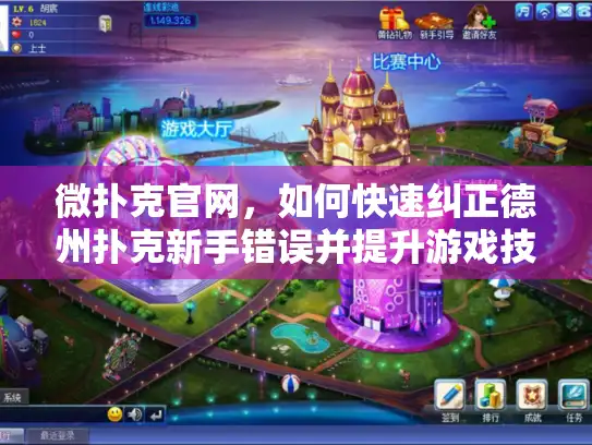 微扑克官网，如何快速纠正德州扑克新手错误并提升游戏技能？