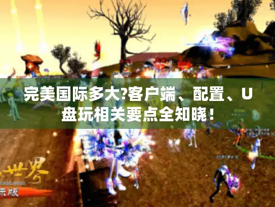 完美国际多大?客户端、配置、U盘玩相关要点全知晓！