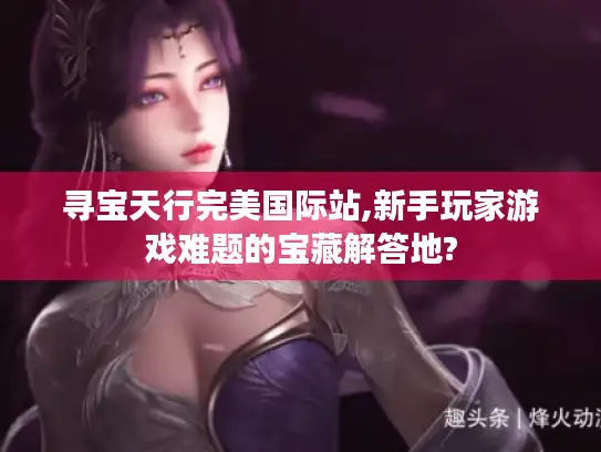 寻宝天行完美国际站,新手玩家游戏难题的宝藏解答地?