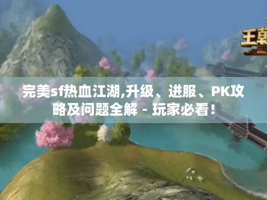 完美sf热血江湖,升级、进服、PK攻略及问题全解 - 玩家必看！