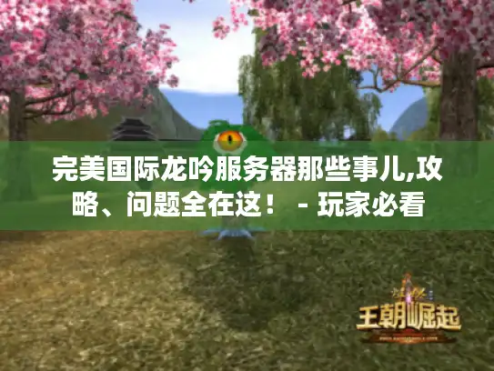 完美国际龙吟服务器那些事儿,攻略、问题全在这！ - 玩家必看