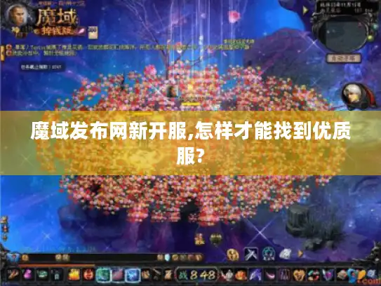 魔域发布网新开服,怎样才能找到优质服?