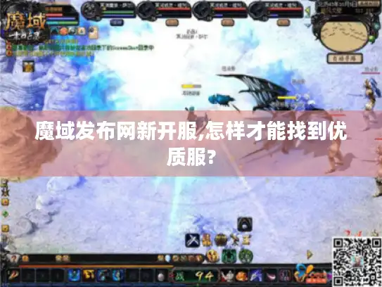 魔域发布网新开服,怎样才能找到优质服?