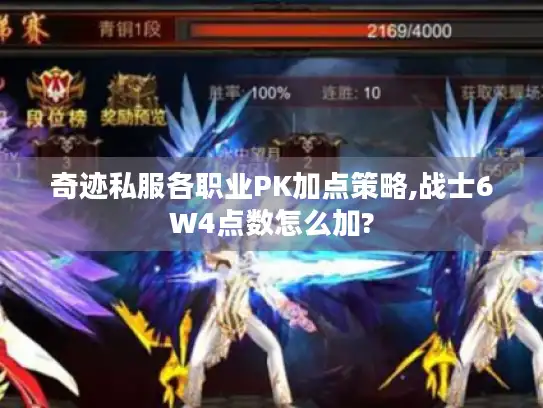 奇迹私服各职业PK加点策略,战士6W4点数怎么加?