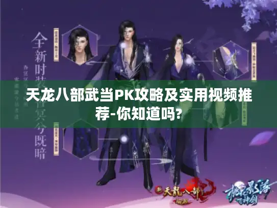 天龙八部武当PK攻略及实用视频推荐-你知道吗?