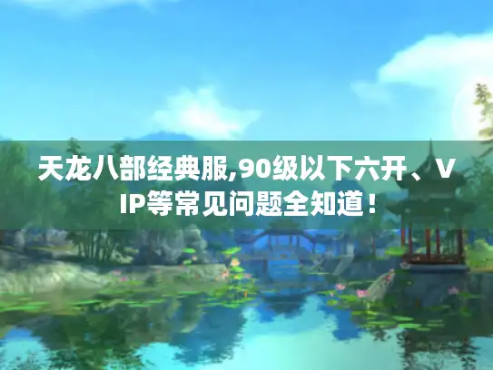 天龙八部经典服,90级以下六开、VIP等常见问题全知道！