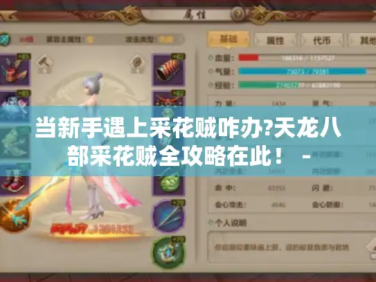 当新手遇上采花贼咋办?天龙八部采花贼全攻略在此！ -