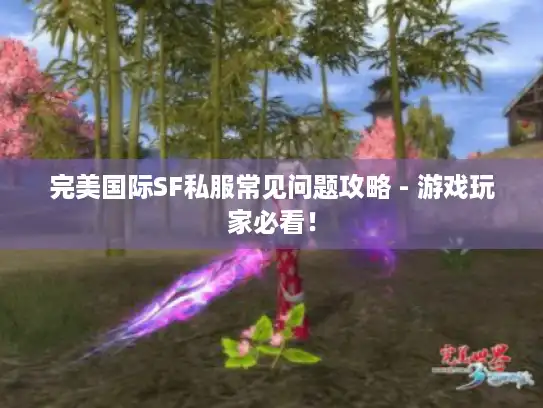 完美国际SF私服常见问题攻略 - 游戏玩家必看! 完美国际SF私服常见问题攻略 - 游戏玩家必看!