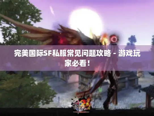 完美国际SF私服常见问题攻略 - 游戏玩家必看! 完美国际SF私服常见问题攻略 - 游戏玩家必看!