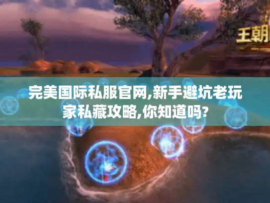 完美国际私服官网,新手避坑老玩家私藏攻略,你知道吗?