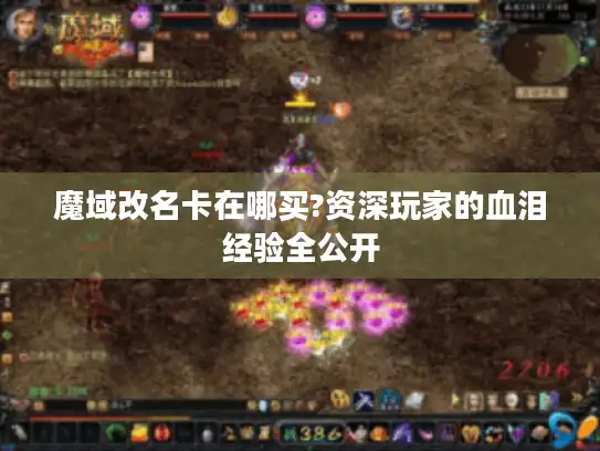 魔域改名卡在哪买?资深玩家的血泪经验全公开 魔域改名卡在哪买?资深玩家的血泪经验全公开