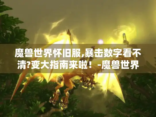 魔兽世界怀旧服,暴击数字看不清?变大指南来啦！-魔兽世界 怀旧服 暴击数字 变大指南