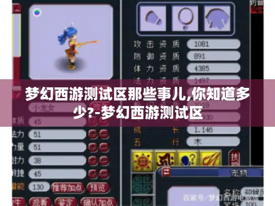 梦幻西游测试区那些事儿,你知道多少?-梦幻西游测试区
