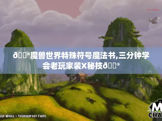 🏮魔兽世界特殊符号魔法书,三分钟学会老玩家装X秘技🏮