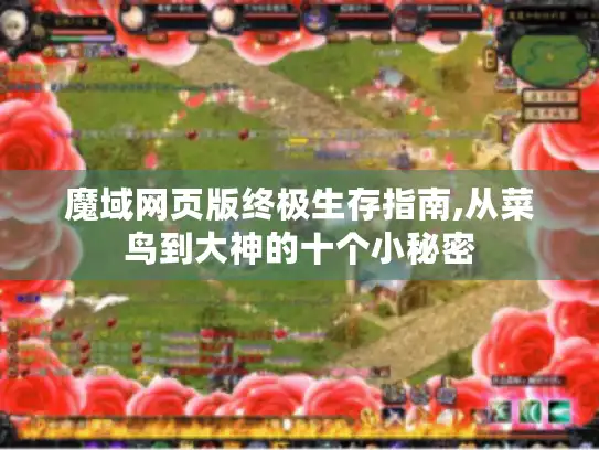 魔域网页版终极生存指南,从菜鸟到大神的十个小秘密