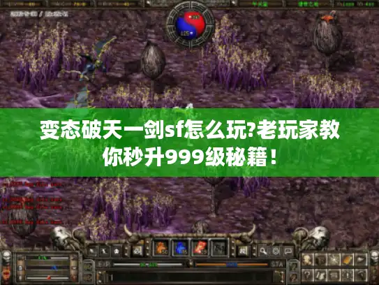 变态破天一剑sf怎么玩?老玩家教你秒升999级秘籍! 变态破天一剑sf怎么玩?老玩家教你秒升999级秘籍!