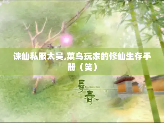 诛仙私服太昊,菜鸟玩家的修仙生存手册(笑) 诛仙私服太昊,菜鸟玩家的修仙生存手册(笑)