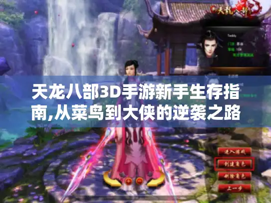 天龙八部3D手游新手生存指南,从菜鸟到大侠的逆袭之路