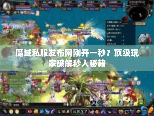 魔域私服发布网刚开一秒？顶级玩家破解秒入秘籍