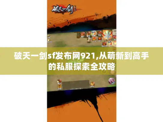 破天一剑sf发布网921,从萌新到高手的私服探索全攻略