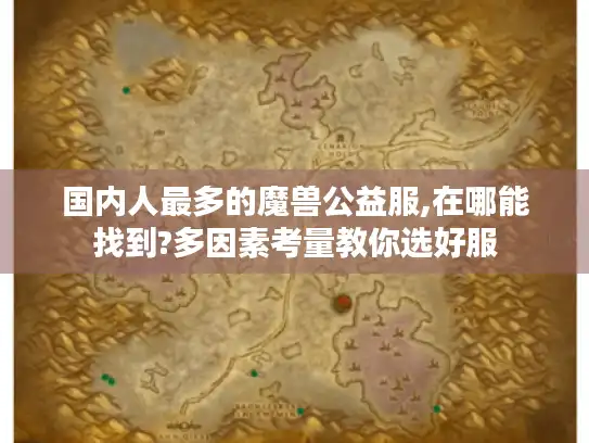 国内人最多的魔兽公益服,在哪能找到?多因素考量教你选好服