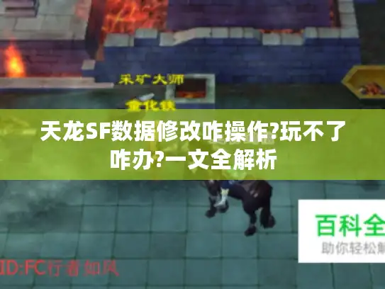 天龙SF数据修改咋操作?玩不了咋办?一文全解析