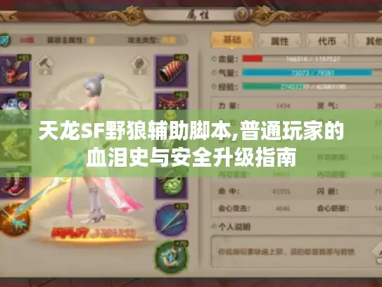 天龙SF野狼辅助脚本,普通玩家的血泪史与安全升级指南