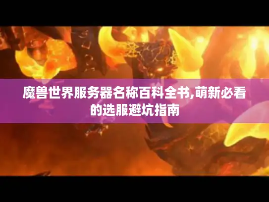 魔兽世界服务器名称百科全书,萌新必看的选服避坑指南
