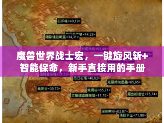 魔兽世界战士宏，一键旋风斩+智能保命，新手直接用的手册