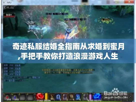 奇迹私服结婚全指南从求婚到蜜月,手把手教你打造浪漫游戏人生