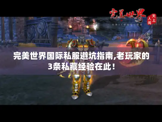 完美世界国际私服避坑指南,老玩家的3条私藏经验在此！