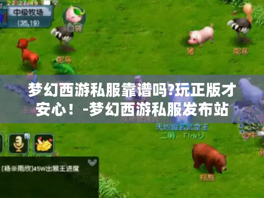梦幻西游私服靠谱吗?玩正版才安心！-梦幻西游私服发布站