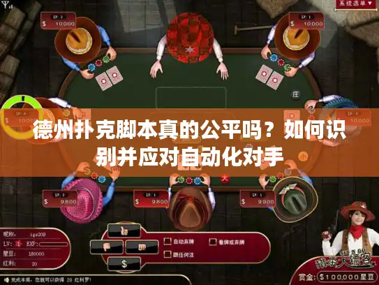 德州扑克脚本真的公平吗？如何识别并应对自动化对手