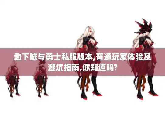 地下城与勇士私服版本,普通玩家体验及避坑指南,你知道吗?