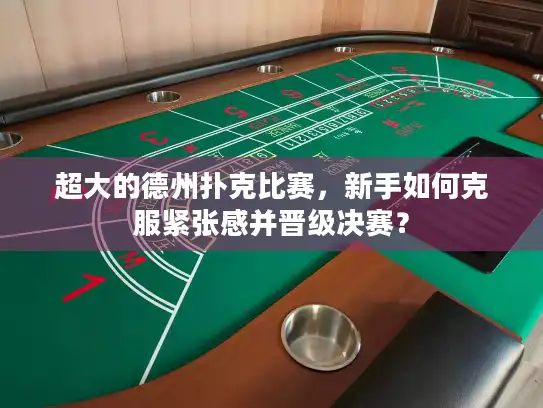 超大的德州扑克比赛，新手如何克服紧张感并晋级决赛？