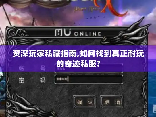 资深玩家私藏指南,如何找到真正耐玩的奇迹私服?