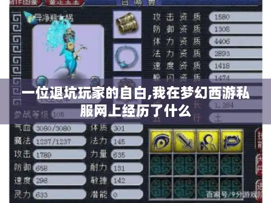 一位退坑玩家的自白,我在梦幻西游私服网上经历了什么