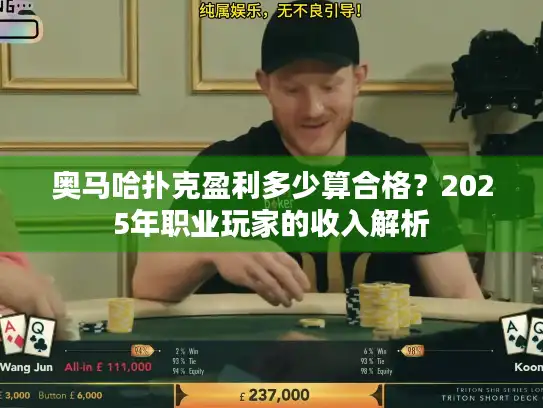 奥马哈扑克盈利多少算合格？2025年职业玩家的收入解析