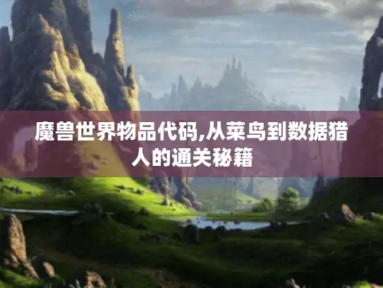 魔兽世界物品代码,从菜鸟到数据猎人的通关秘籍