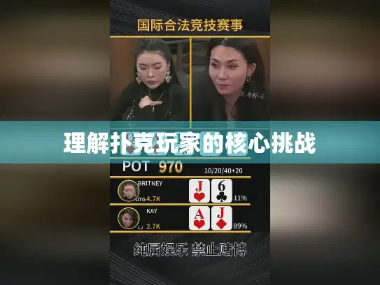 理解扑克玩家的核心挑战