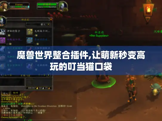 魔兽世界整合插件,让萌新秒变高玩的叮当猫口袋
