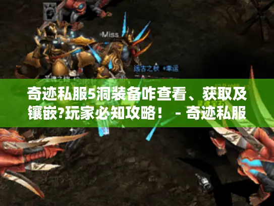 奇迹私服5洞装备咋查看、获取及镶嵌?玩家必知攻略！ - 奇迹私服5洞