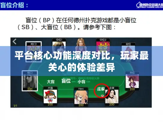 平台核心功能深度对比，玩家最关心的体验差异