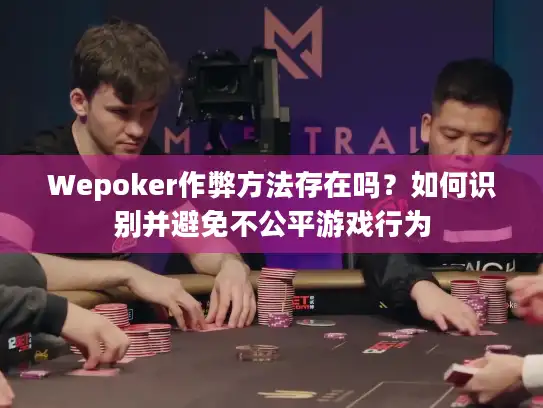 Wepoker作弊方法存在吗？如何识别并避免不公平游戏行为